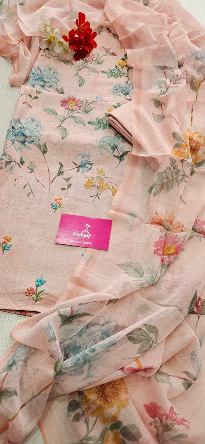 Saalvi Summer Shades Cotton Unstitched Suit 4