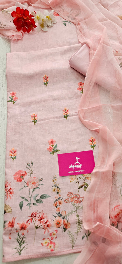 Saalvi Summer Shades Cotton Unstitched Suit 6