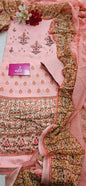 Sargam Milano – Unstitched Suit (Peach)