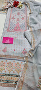 Sargam Milano – Unstitched Suit (Light Grey)