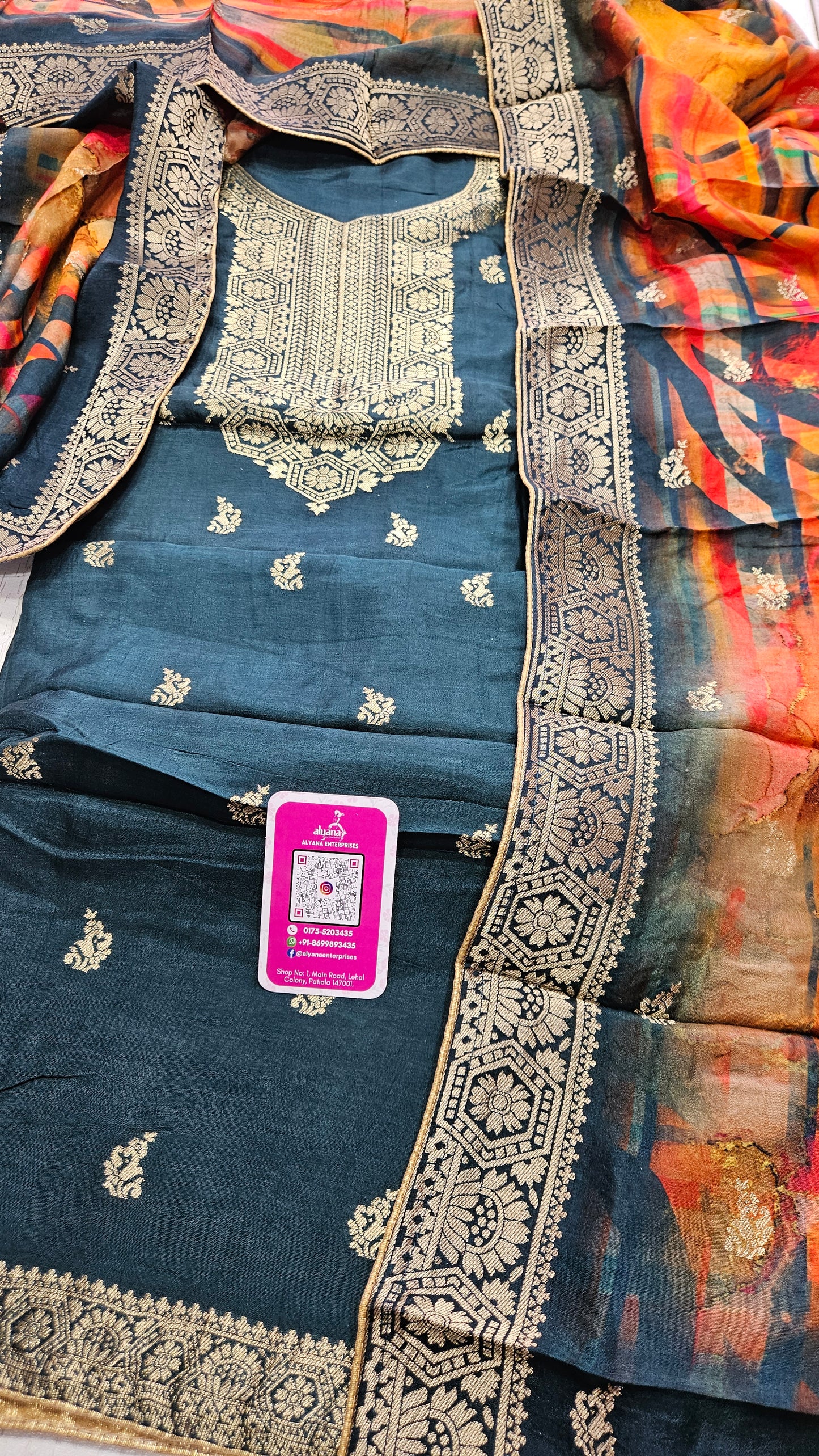 Kala Jaq 1851 Banarasi Unstitched Suit 3