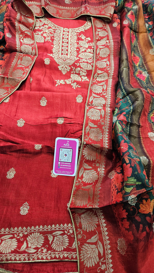 Kala Jaq 1851 Banarasi Unstitched Suit 2