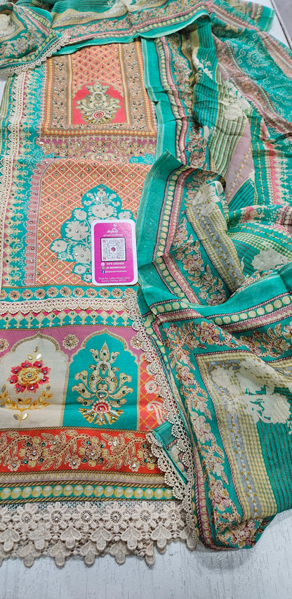 Madhav Shikha Muslin Suit 1