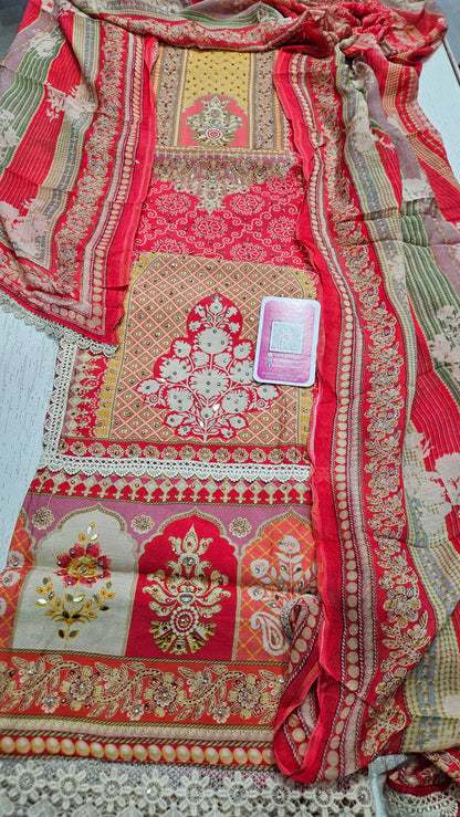 Madhav Shikha Muslin Suit 2