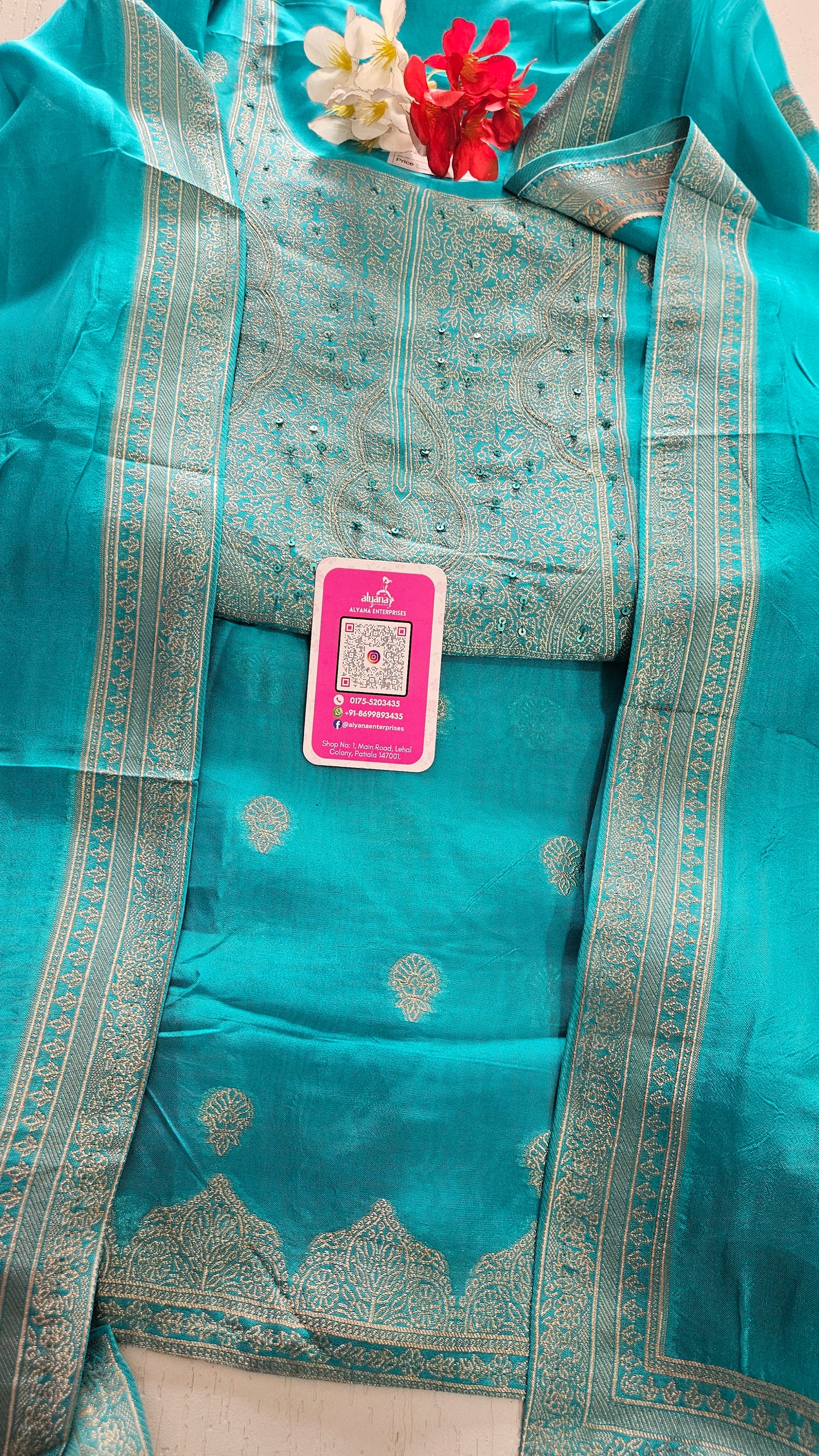 Sargam Saiyara Three-Piece Unstitched Suit 1