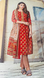 Tzu Bliss 3-Piece Stitched Suit Set – Red (L Size 40)