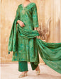 Salvina Modal Muslin with Foil Print Green (Style 1)