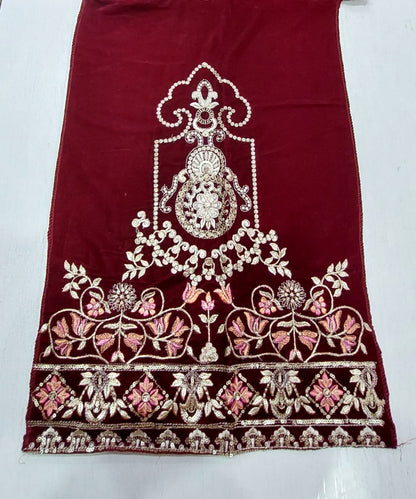 Velvet Suit with Embroidery - Style 5